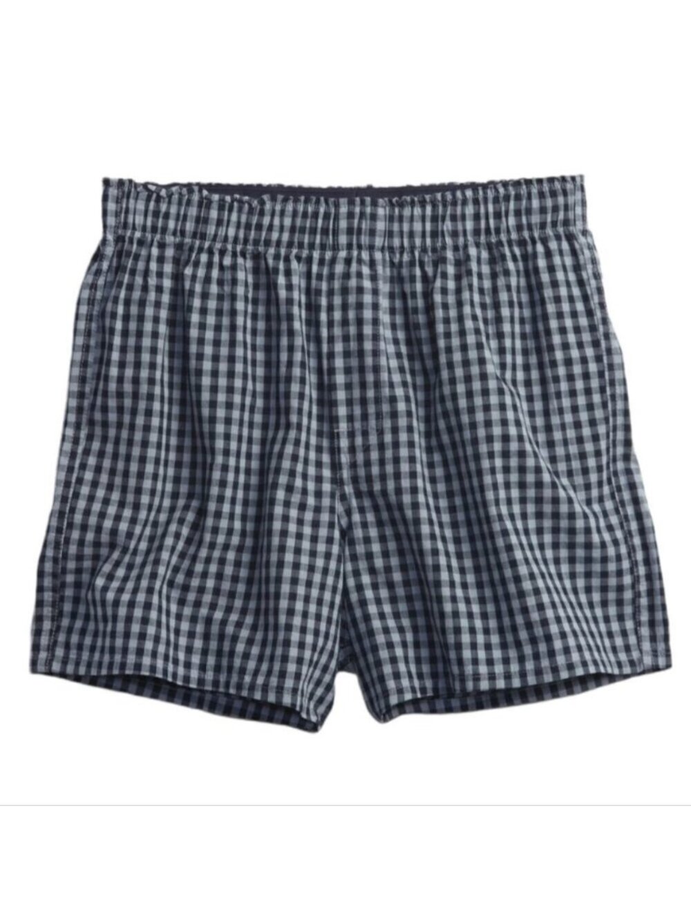 GAP Plaid Boxers Elastic Waist Gray Sz XXL 42"-44" NEW Tags